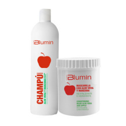 - TAHE - Pack Blumin Aloe Vera y Manzana (champú 1000 ml + mascarilla 700 ml)